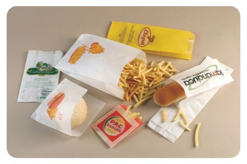 pungi hartie fast food