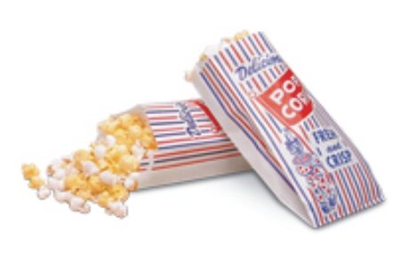 pungi hartie popcorn
